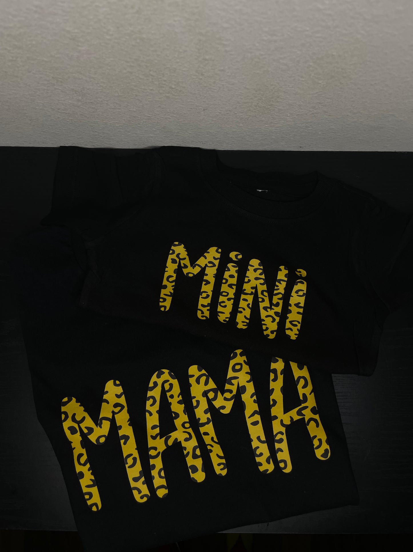 Mama & Mini Black Shirt