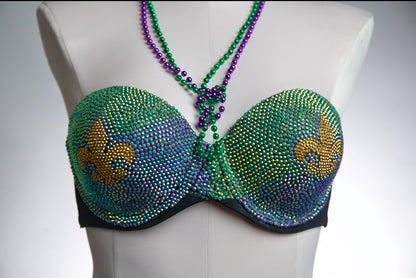 Rhinestone Bra