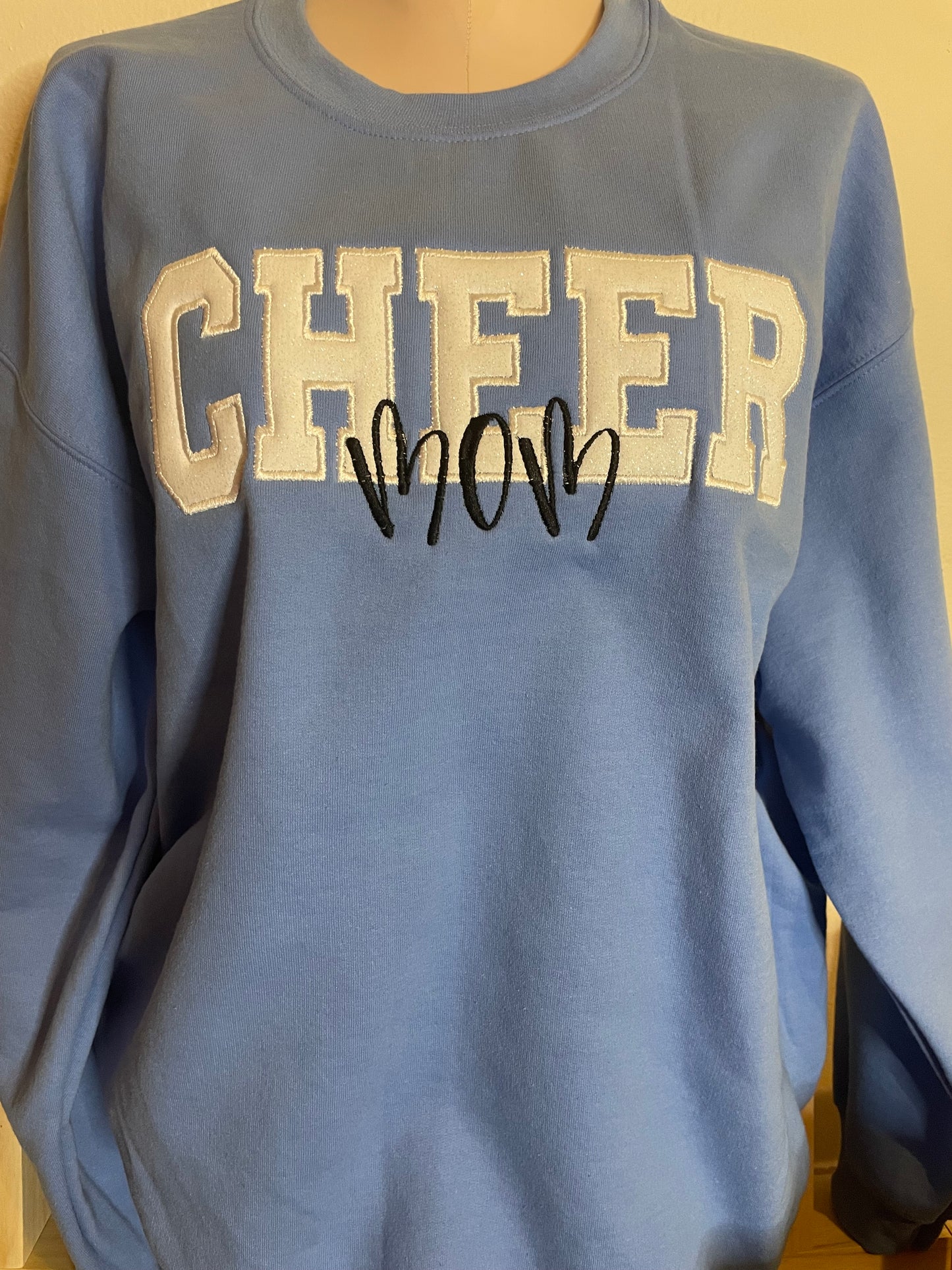 Cheer Mom & Cheer leader Embroidered Sweatshirt