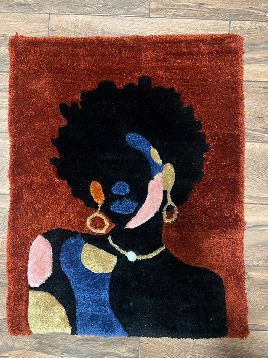 Abstract Naturalist Rug