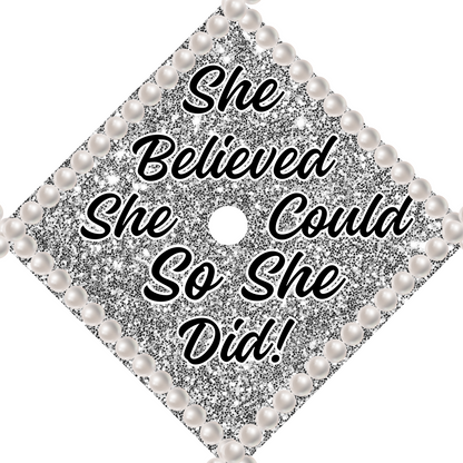 Pre-Designed Graduation Cap Topper