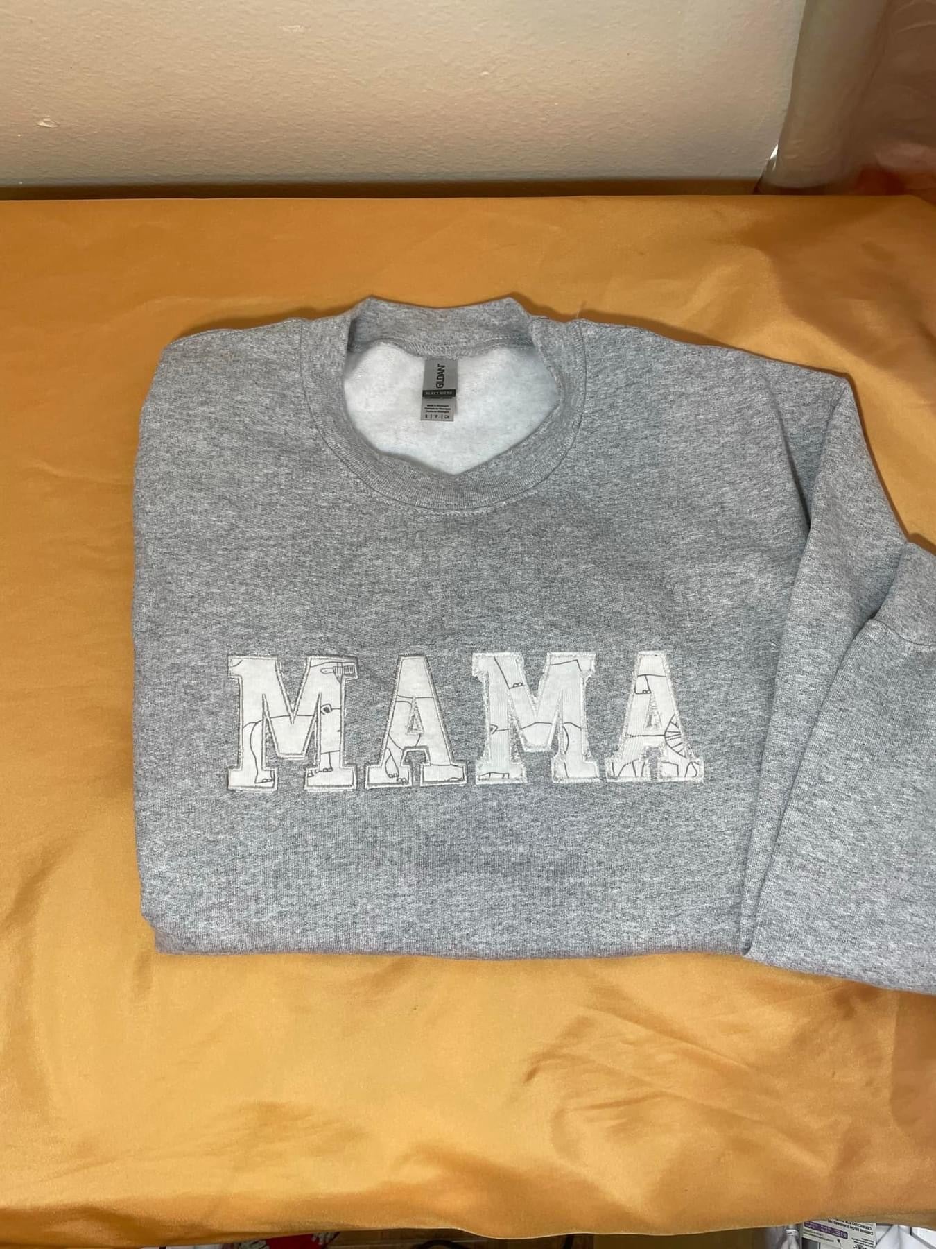 Mothers Day Embroidered Sweatshirts