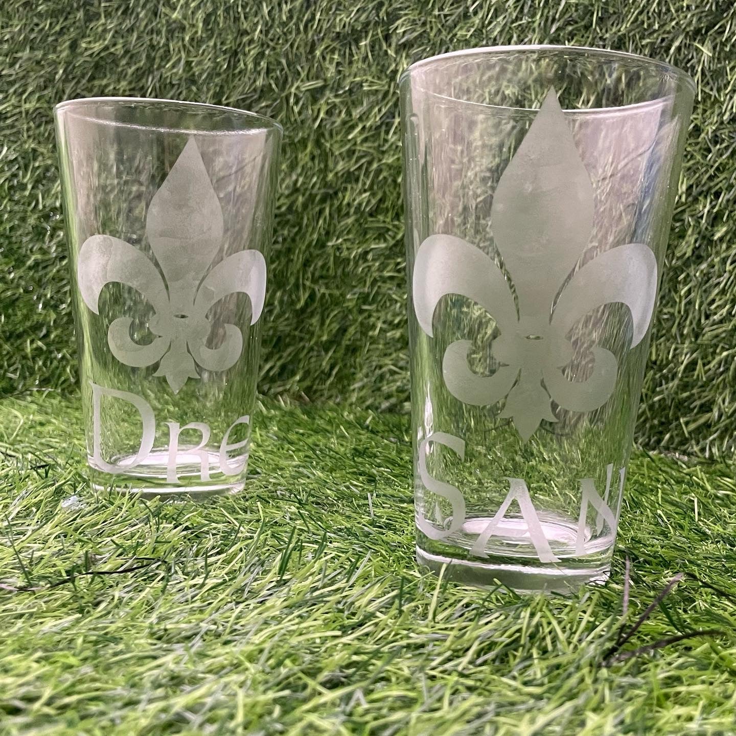 Etched Glassware