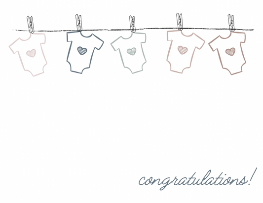 Baby Shower Gift Card