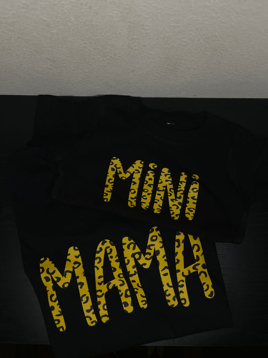 Mama & Mini Black Shirt